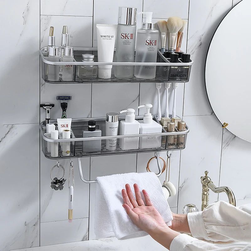 terup wall mounted bathroom storage rack toilet household items shampoo shelf bath organizer corner shelves bathroom accessories free global shipping