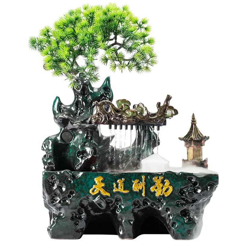 

Искусственные горные и фонтаны, креативное современное и простое украшение для офиса, гостиной, рабочего стола с циркуляцией воды, подарок