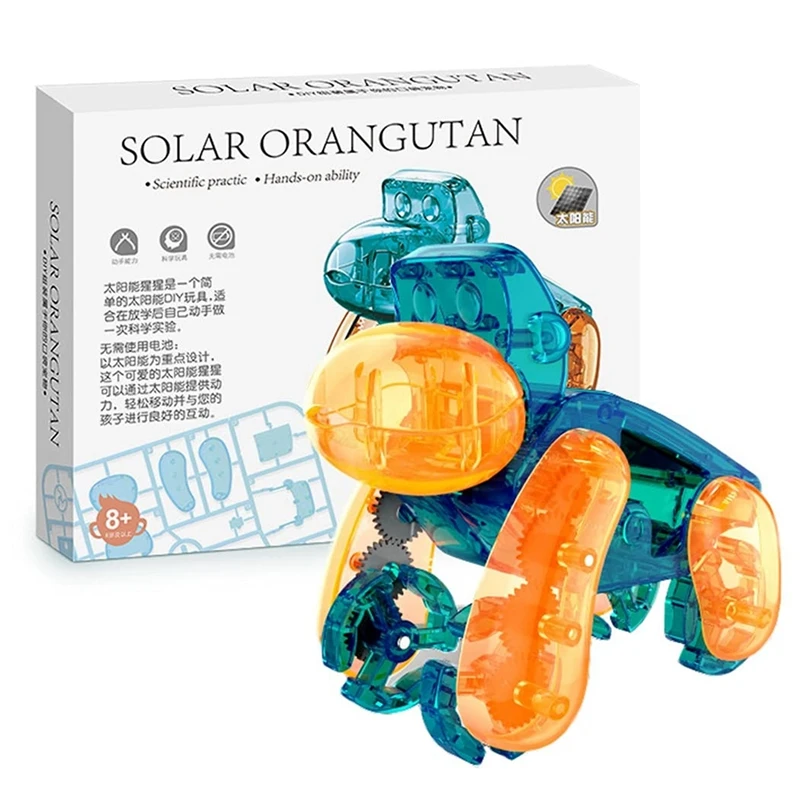 Solar Assembly Toy Kit Kids Educational DIY Powered Toys Robot Puzzle High-Quality ABS Plastic |