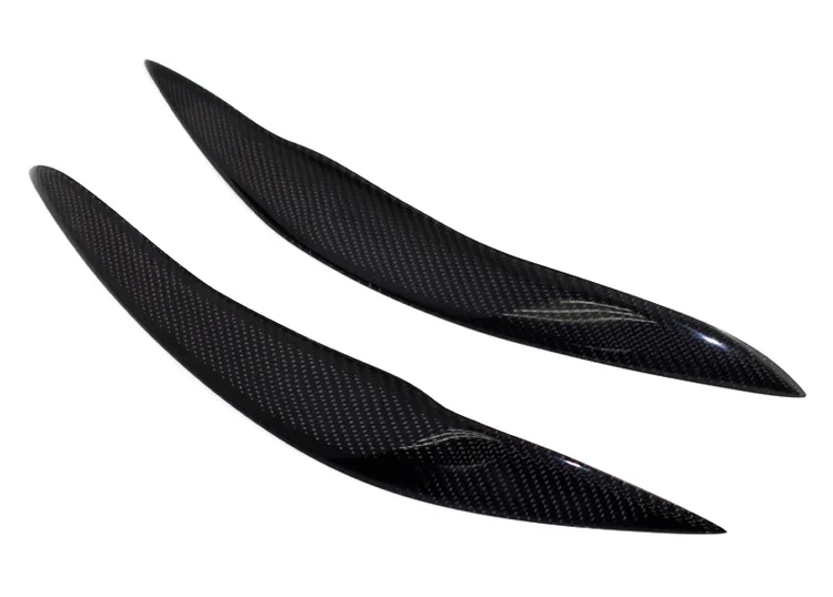 

FOR BMW 5 Series F10 F18 Eyebrow Eyelid Glossy Carbon Fiber Car-Styling Car Accessories