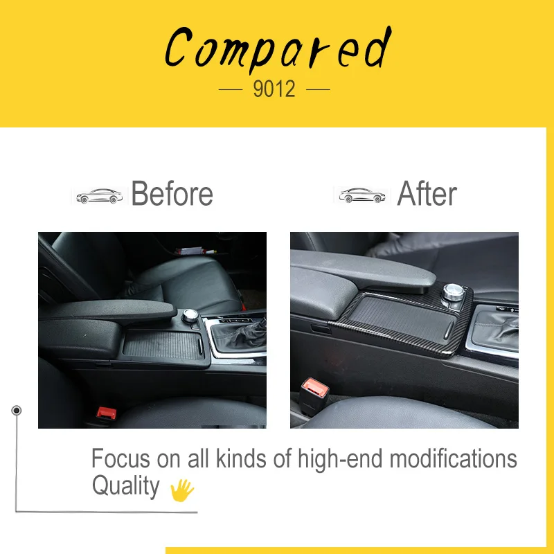 Автомобильная центральная консоль из АБС пластика LHD RHD для Mercedes Benz C Class W204 2008 14