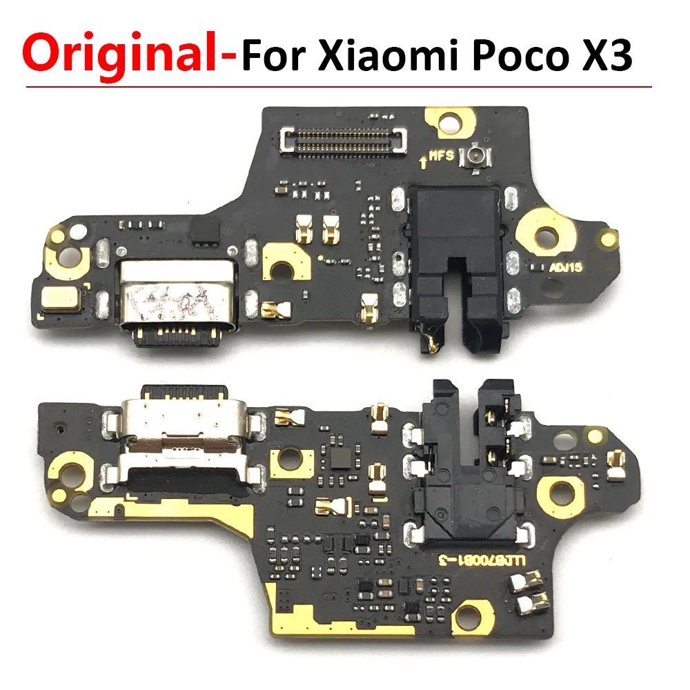 Новый оригинальный USB-разъем для зарядки гибкий кабель Xiaomi Mi Poco X2 X3 Pro M3 Redmi Note 8T 9 9S |