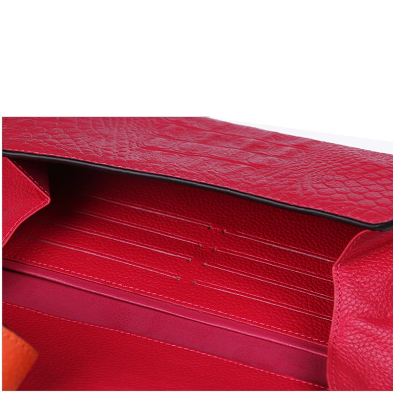 С узором крокодиловая кожа Дамы держатель для карт бумажник Женские сумки из