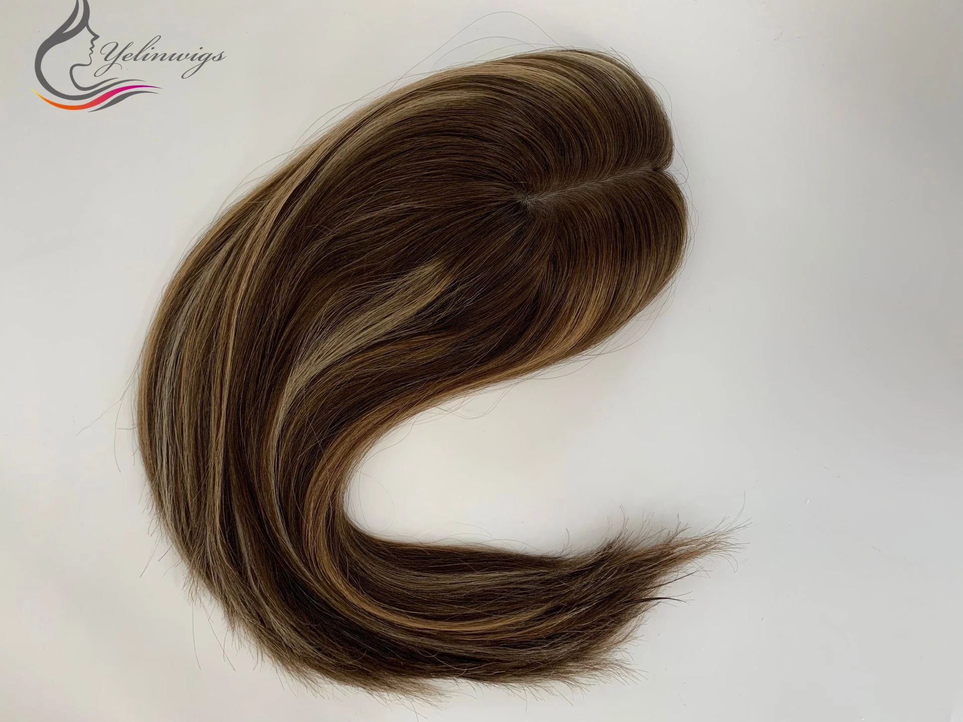 Хайлайтер 16 дюймовые европейские натуральные волосы Топпер женские лидер продаж