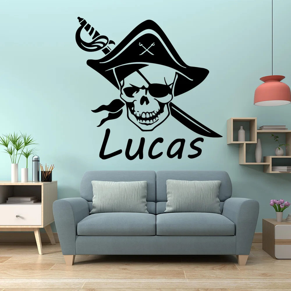 Personalized Custom Name Sports Wall Sticker Football Basketball Hockey Player Home Decor For Living Room Art Decal Wallsticker