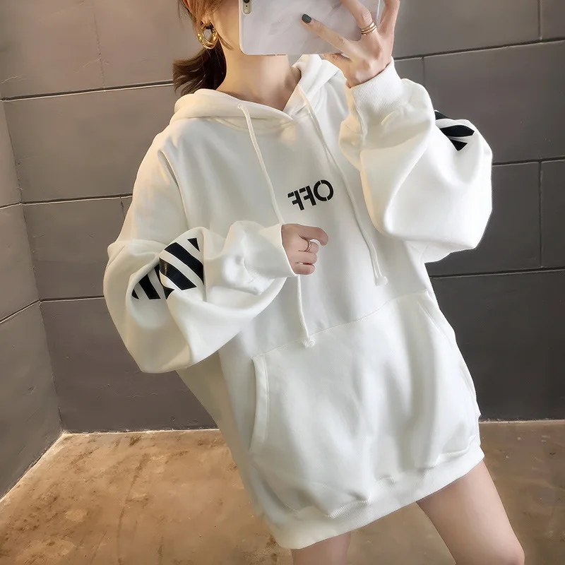 2019 осень и зима новый стиль корейский свободный ленивый Ветер Топ супер огонь