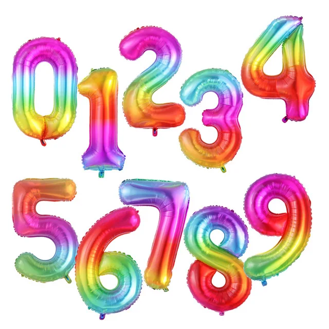 

Гелиевые фольгированные шары Partigos 40 дюймов 0-9