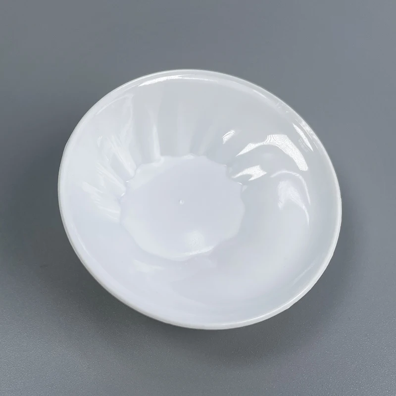 Продвижение вечерние поставки одноразовая пластиковая посуда 50*25 мм белого