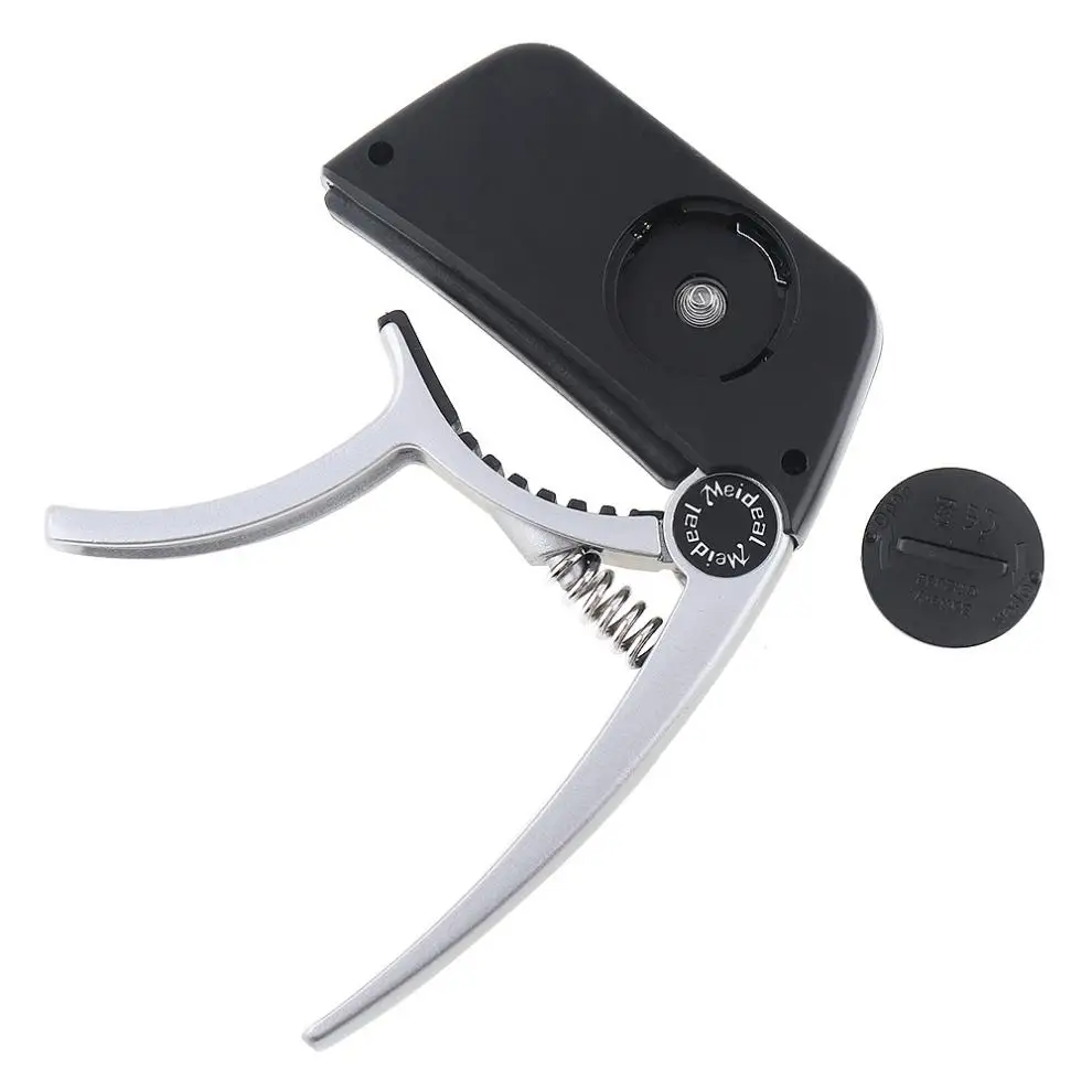 

Guitar Capo Tuner with LED Display + High Sensitivity & Accuracy Guitar Tuners