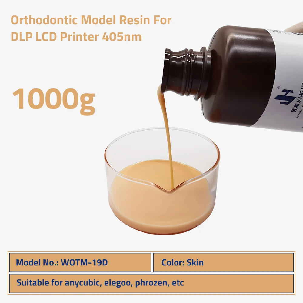 Jamghe Liquid 405nm UV Resin For DLP High Precision Odorless 3D Printer Resin  For 3d Plus