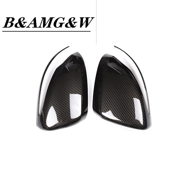 Автомобильная крышка для зеркала заднего вида из углеродного волокна отделка LHD