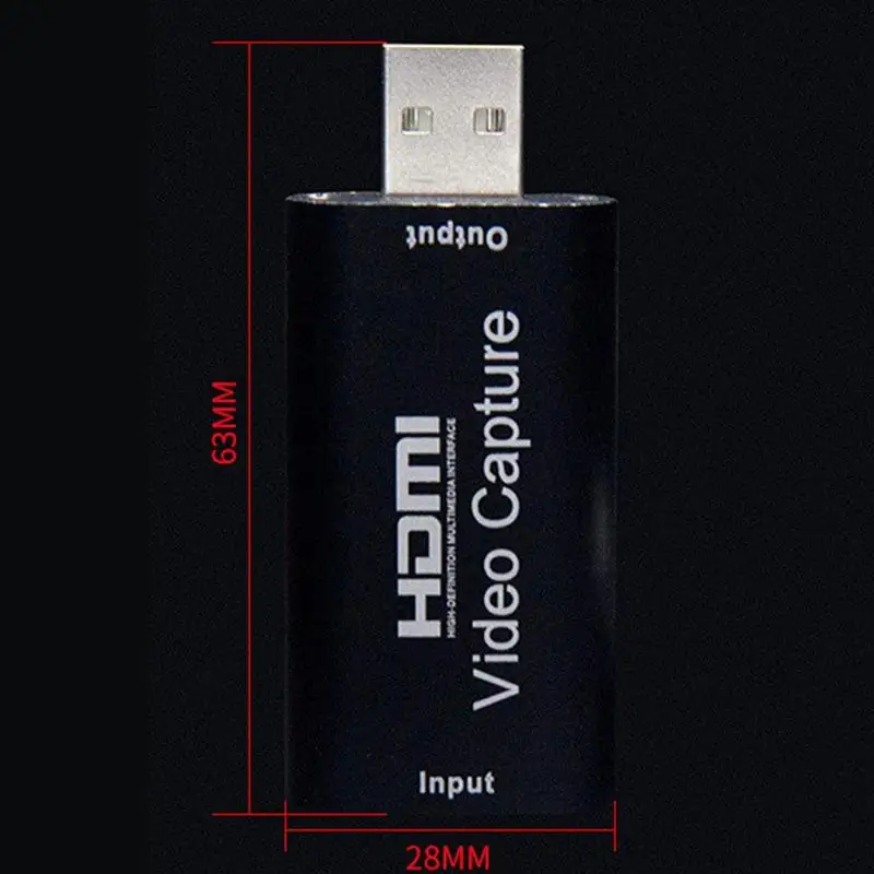 Мини карта видеозахвата HDMI USB 2 0 видео Захват коробка для PS4 игры DVD видеокамера HD