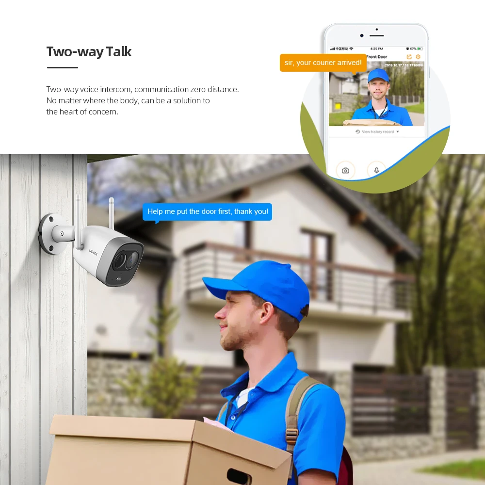 Dahua Wifi камера наборы 4CH 2MP CCTV система безопасности H.265 Открытый ПИР обнаружения