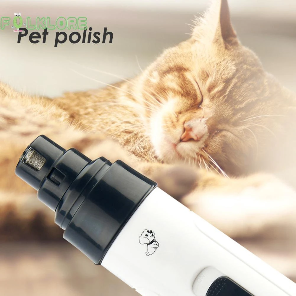 

Pet Electric Nails Grinder Manual Nail Clipper USB Rechargeable Dog Paws Clippers Grooming Cutter
