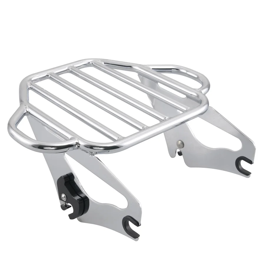 

Luggage Rack Chrome Steel for Harley CVO Road Glide Road King Street Glide Electra Glide 2009-2015 Detachable Two-up