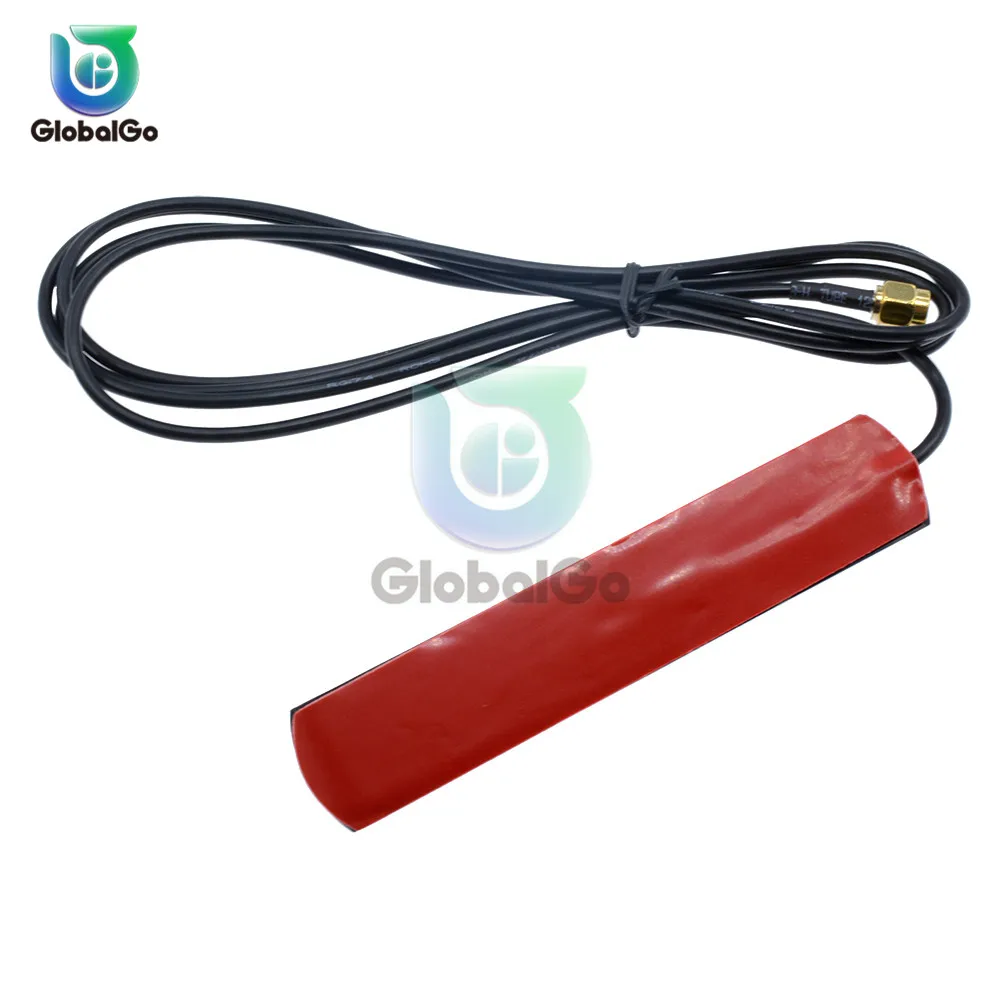 

GSM GPRS Antenna 433 Mhz 2.5dbi Cable SMA Male Universal DAB Patch Aerial 433MHz 5W