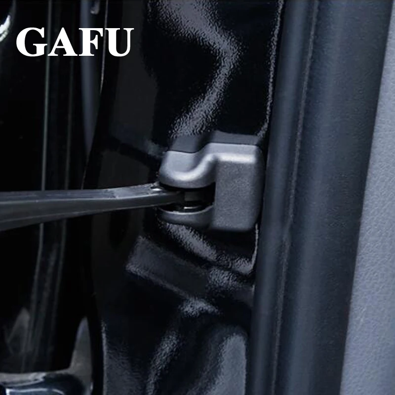 Автомобильный Стайлинг отделка дверного замка чехол ограничитель открывания