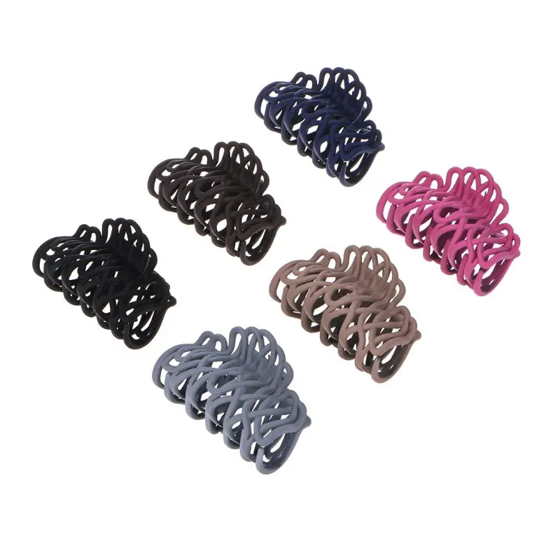 

Y166 Large Hair Crab Clamps Hair Claw Clips Strong Bite Force Fashion Ponytail Holder Hollow out