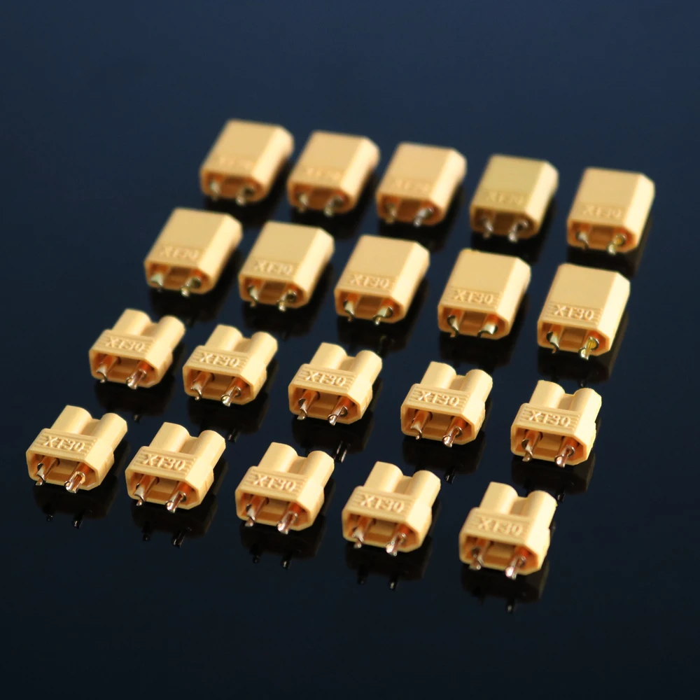 10 пар x XT30 30A Макс штекер гнездовой разъем для радиоуправляемой батареи Lipo xt-30 XT30U