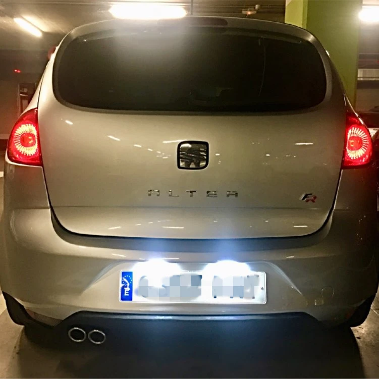 Светодиодные огни для номерного знака 2 шт. без ошибок OEM подходят Seat Altea Arosa Cordoba MK1