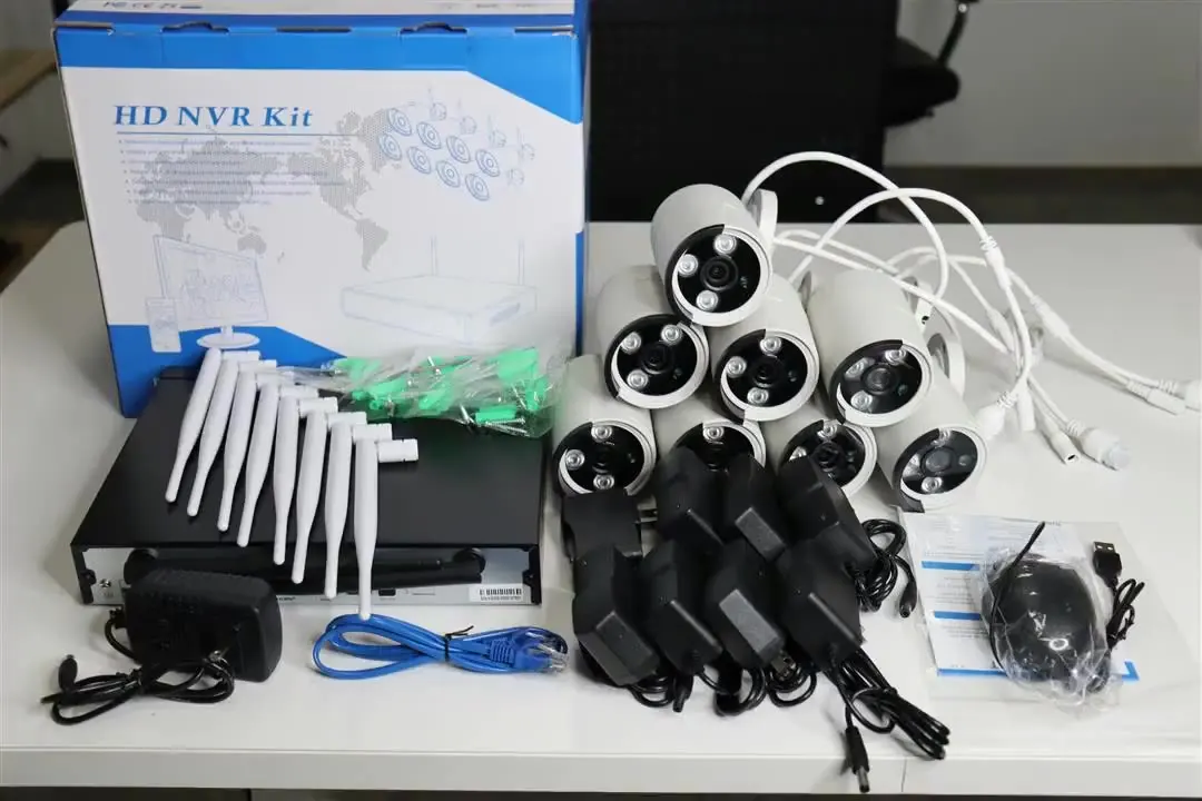 

Система видеонаблюдения, 8 каналов, 1080p, 3 Мп, cctv, Wi-Fi, nvr, ночное видение, 8 каналов, h.265, dvr, уличный водонепроницаемый nvr комплект, Wi-Fi камера