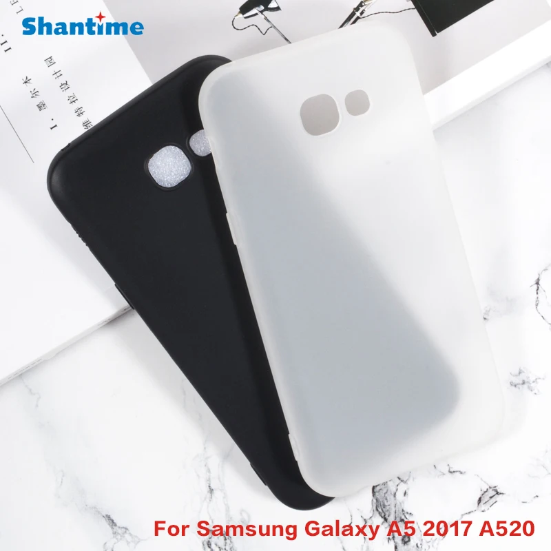 Гелевый силиконовый защитный чехол-накладка для Samsung Galaxy A5 2017 A520 | Мобильные
