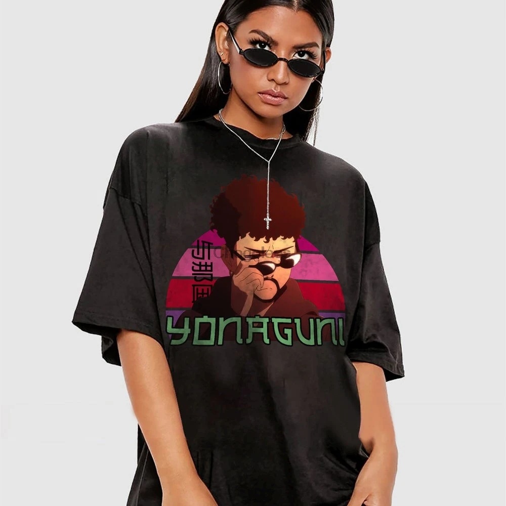 Bad Bunny Yonaguni El ultimo tour del mundo anime T shirt Custom conejo malo adult and kids sizes available |