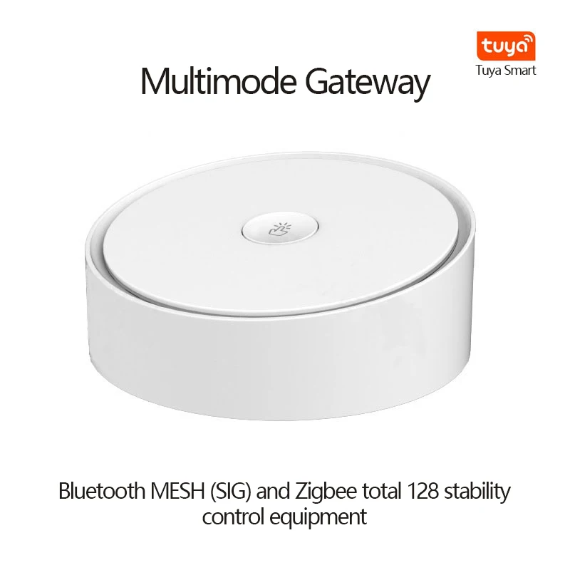 

Newest Multimode Smart Home Gateway ZigBee WIFI Bluetooth Mesh Hub Work With Tuya APP Apple Homekit Intelligent Home Hub 2021
