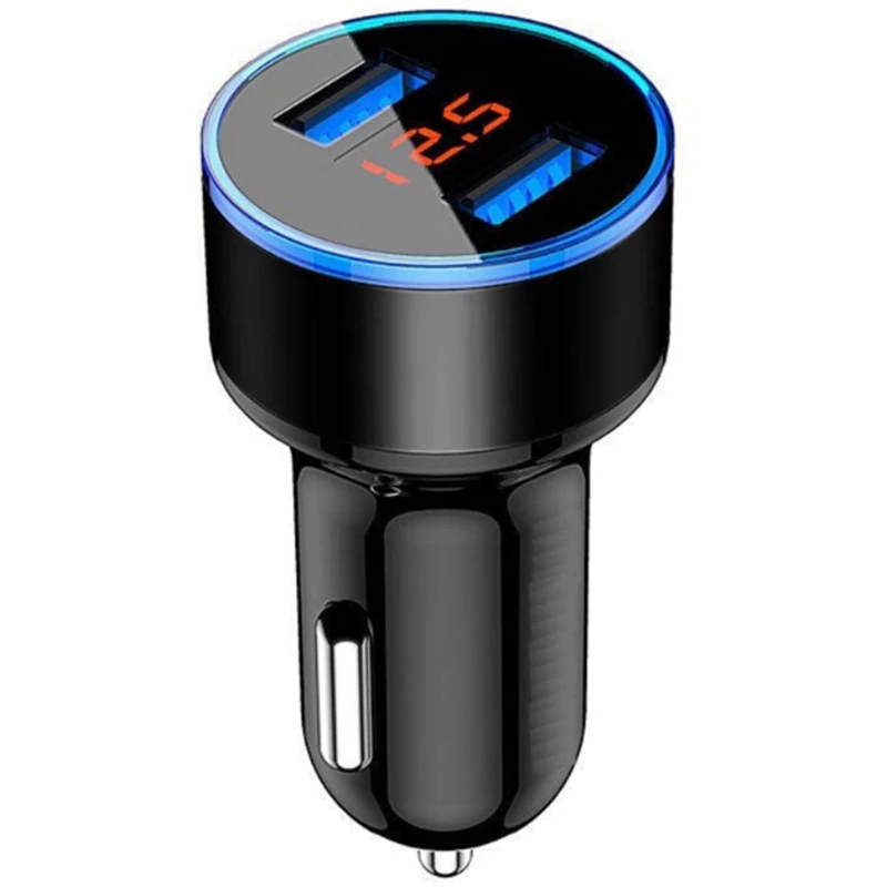 

Автомобильное зарядное устройство с 2 USB-портами, а, 12-24 В