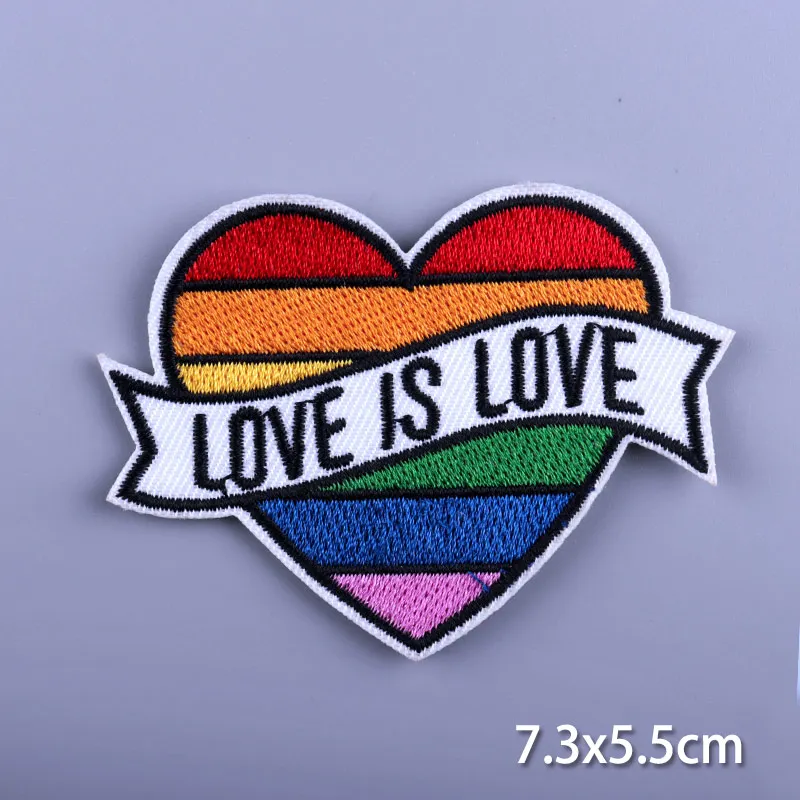 ЛГБТ патчи утюгом нашивки для одежды Швейные наклейки термочувствительные