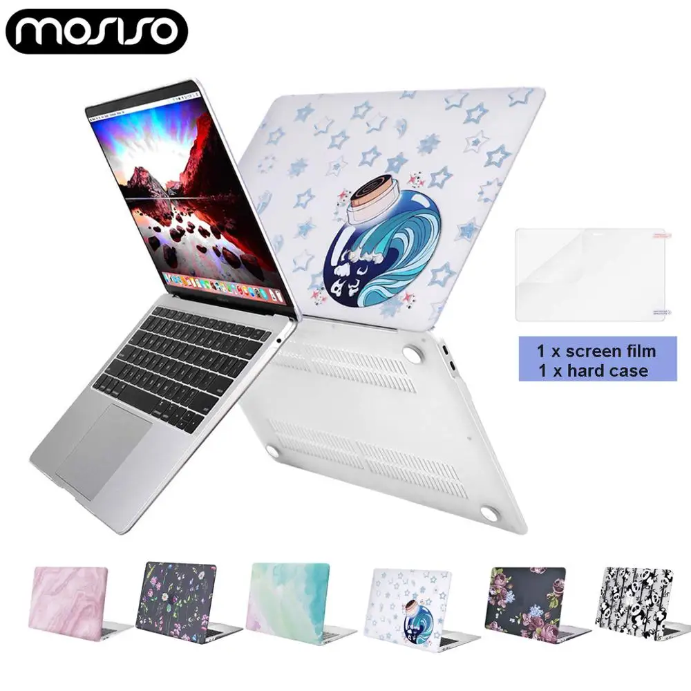 MOSISO чехол для ноутбука Новый Macbook Pro Air 13 дюймов 2019 2018 A1932 A1706 A1989 A2159 кристально