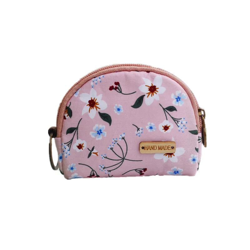 Новинка женский цветочный кошелек хлопковые повседневные кошельки на молнии с