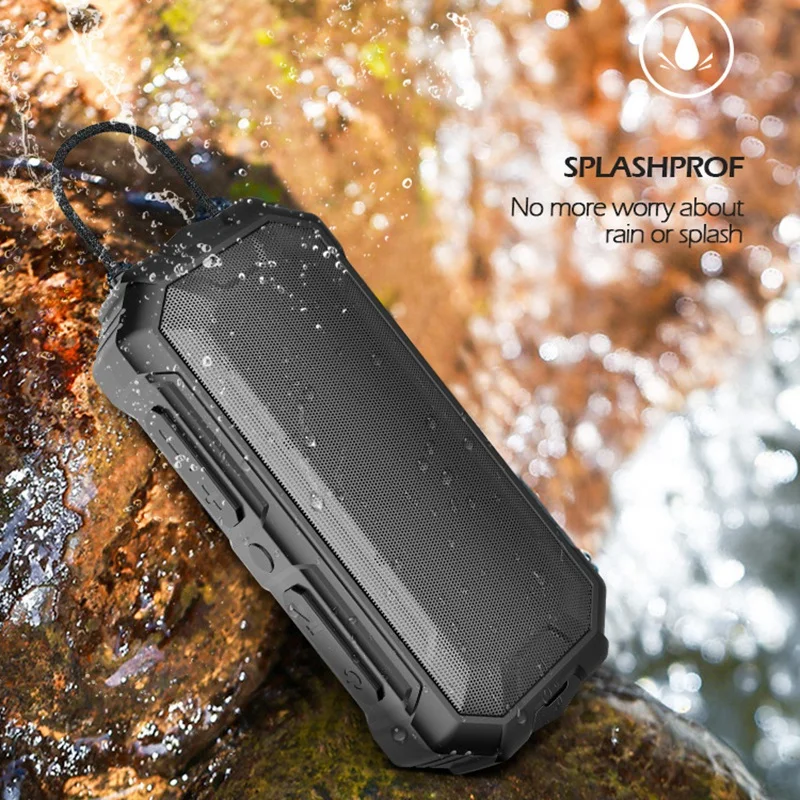 Портативный Bluetooth беспроводной динамик 10 Вт супер бас с 1200 мАч IPX4 Bulit in Handle Speaker s |