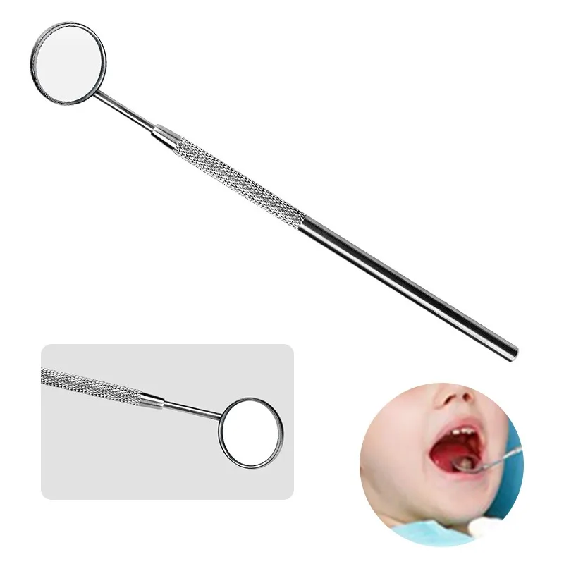 

1PC Magnifying Checking Eyelash Extension Grafting Mirror Stainless Steel Handle Oral Teeth Care Eyelashes Makeup Tools