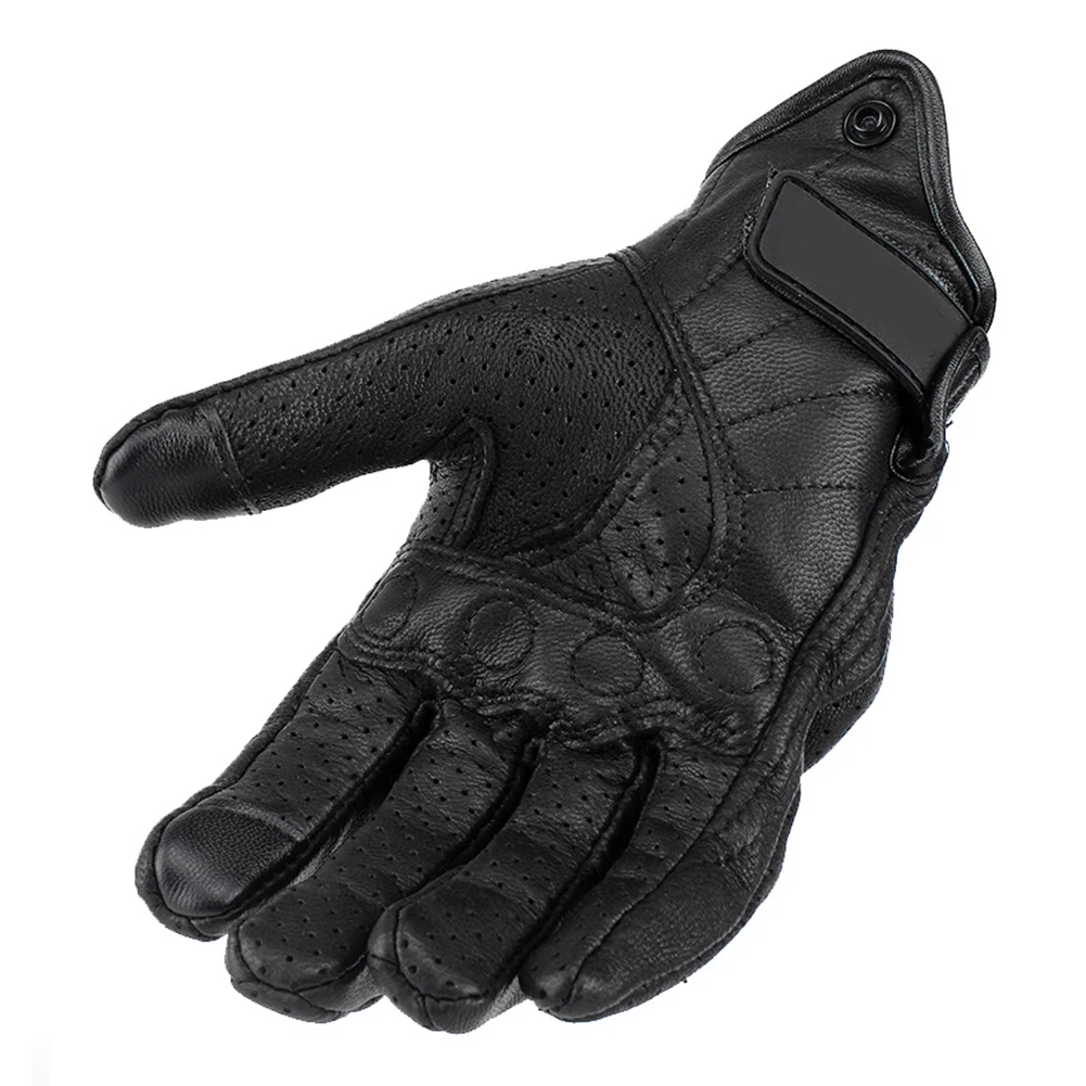 

Men Full Finger Solid/Hollow Touch Screen Motorcycle Racing Bike Cycling Gloves