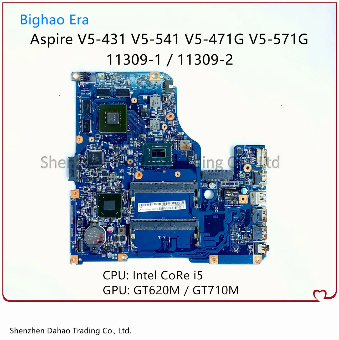 

Материнская плата 11309-2 48. 4tu05. 021 для ACER V5-431 V5-471G материнская плата для ноутбука с i5 GPU GT620M GT710M DDR3 100% полностью протестирована