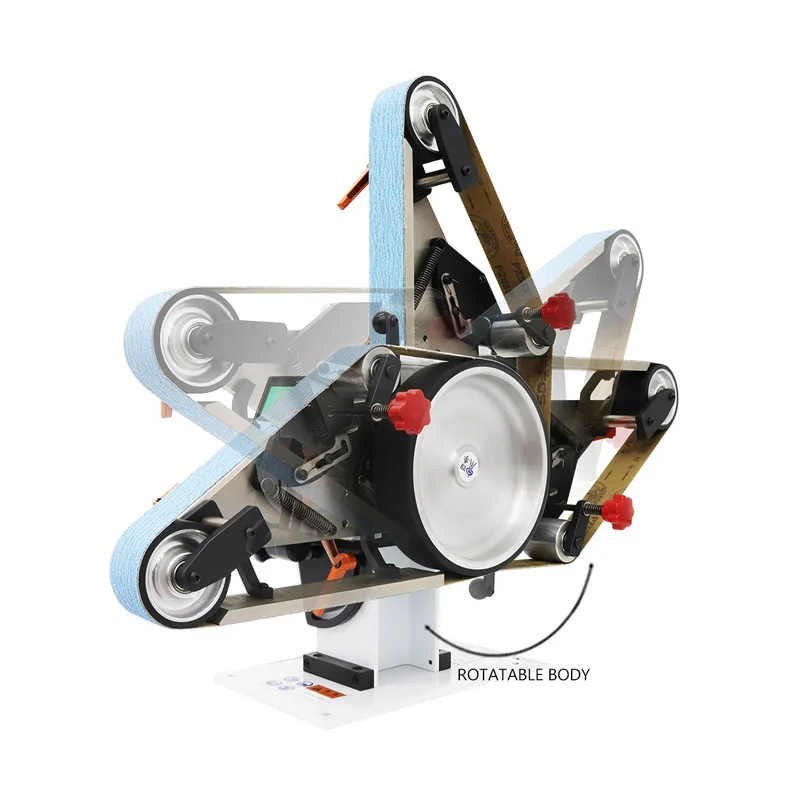 G SI 220V/380V электрический DIY машина для полировки шлифовальный ленточный мини
