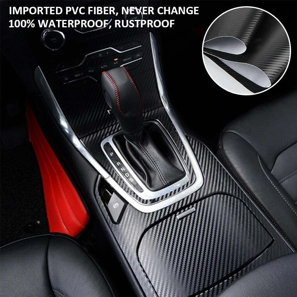 Виниловая 3d пленка из углеродного волокна для автомобиля консоли компьютера