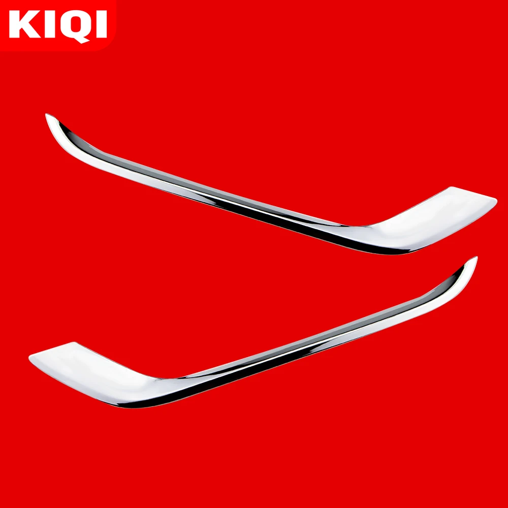 

KIQI ABS Chrome Car Front Fog Lamps Fog Lights Decoration Cover Trim Sticker for Ford Focus 3 MK3 2015 - 2018 Accessories