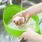Сито для риса, пластиковое кухонное устройство для риса, фильтр для мытья, сито, сливная корзина, чаша, фруктовые бобы, сливное сито, кухонное приспособление