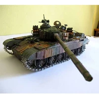 125 polish pt 91 main battle tank diy 3d paper card model building sets construction toys educational toys military model