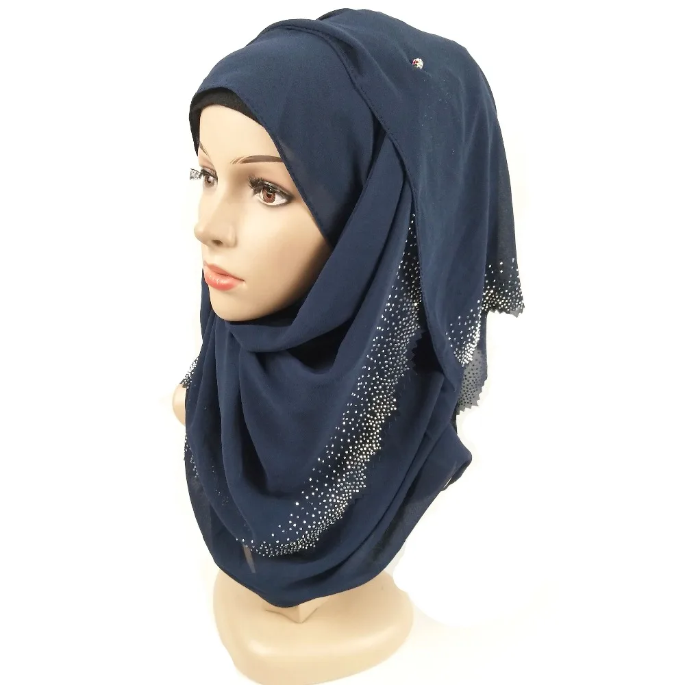 S9 10 шт. Высокое качество Лазерная резка Алмазный шифон хиджаб шарф платок женский шарф/шарфы 180*75 см можно выбрать цвета