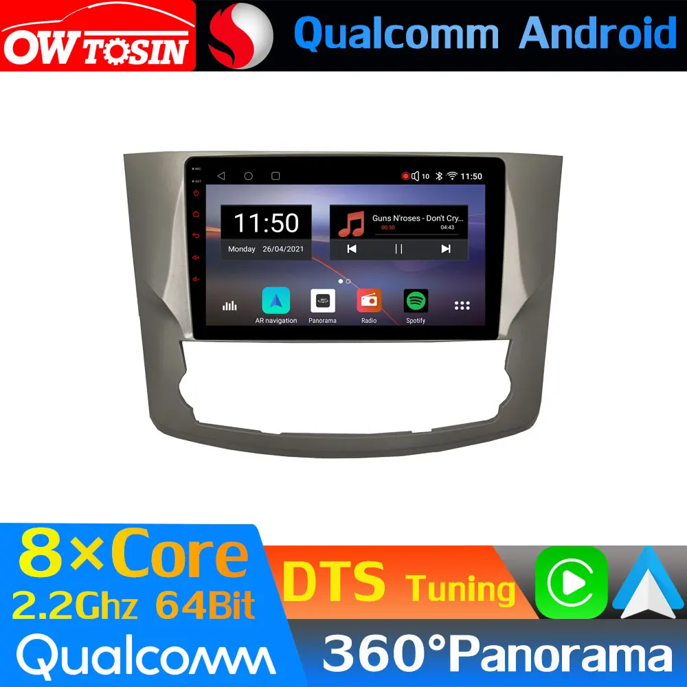 Восьмиядерный автомобильный медиа Qualcomm Android для Toyota Avalon GSX30 2010 2012 GPS 360 Панорамное