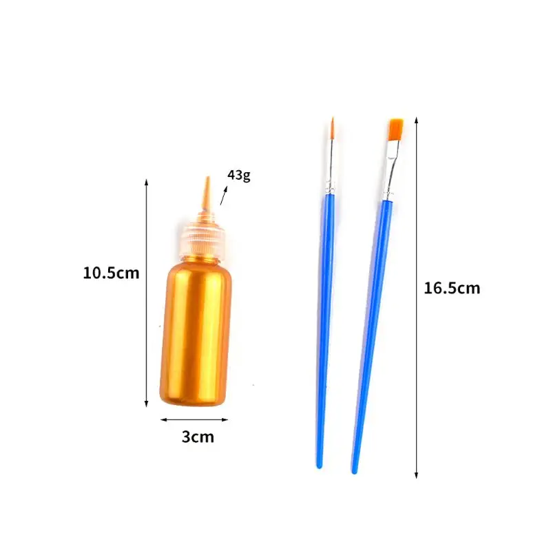 

Металлическая смола, художественный пигмент, Контурная паста для рисования, Золотой краситель, изготовление ювелирных изделий W8ED