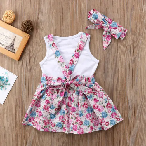

Newborn Baby Kids Girl Cotton T-shirt Dress Pants Outfit Baby Clothing Baby Girls Sleeveless T-shirt Shorts Clothes Set