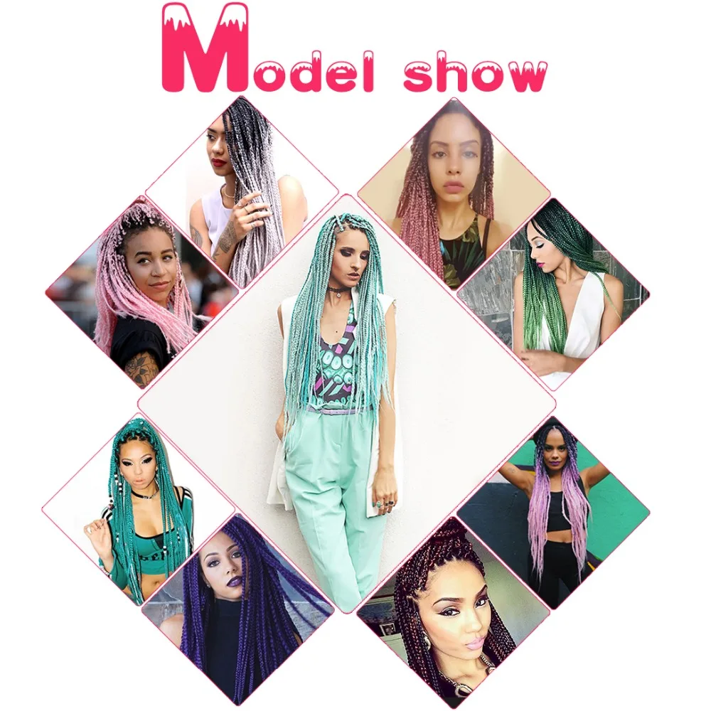 

165g/pack Jumbo Braid Hair Crotchet Braids Pure Color Hair Expression synthetic Braiding Hair for black high temperature fiber