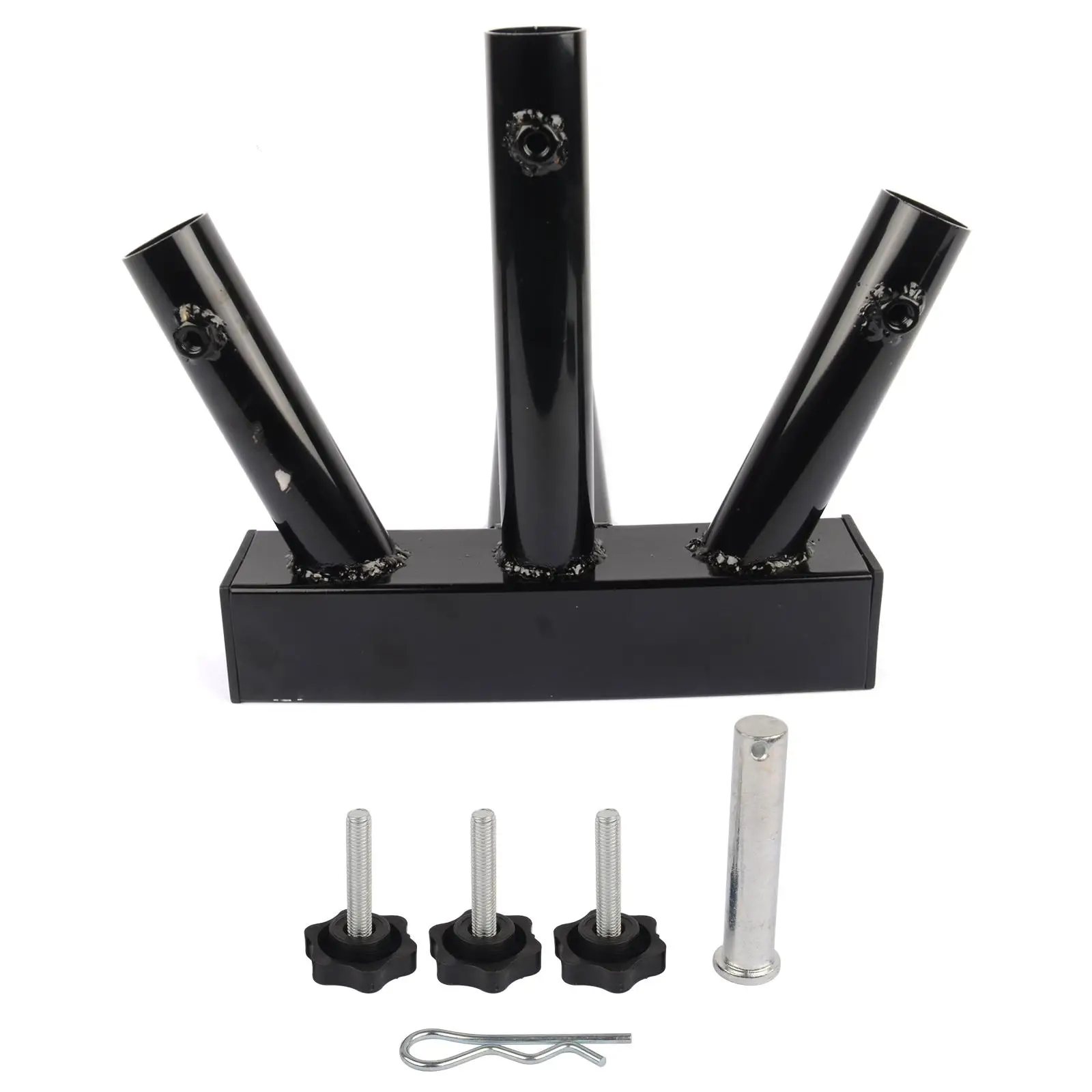 

AP03 3 Flag Pole Holder Flagpole Holder Truck Bracket for 2" Trailer Receiver