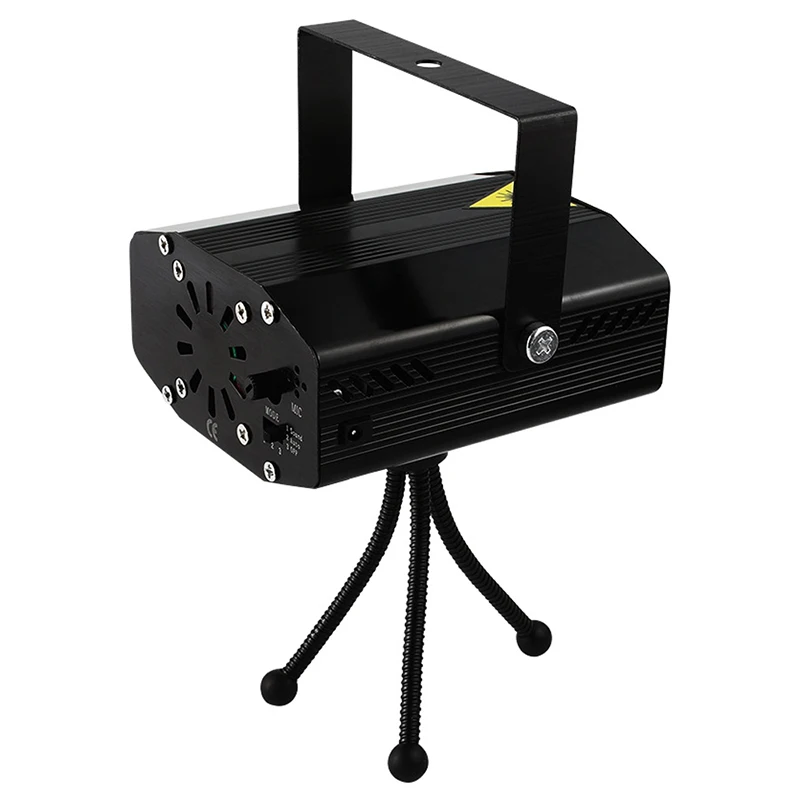 Диско-проектор dj с звуковой активацией проектор R &amp G 4 в 1 лампа узорами