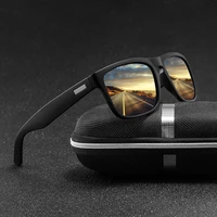 longkeeper men classic polarized sunglasses male driving shades square mirror eyewear driver safety uv400 oculos masculino