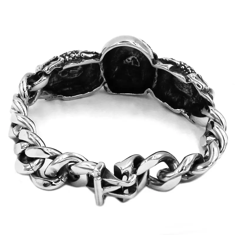 Мужской браслет из нержавеющей стали SJB0348 ювелирное изделие титана винтажный